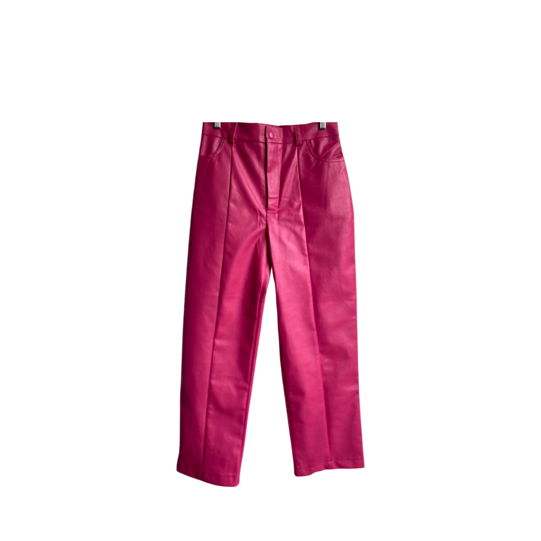 Pantalon piel rigido