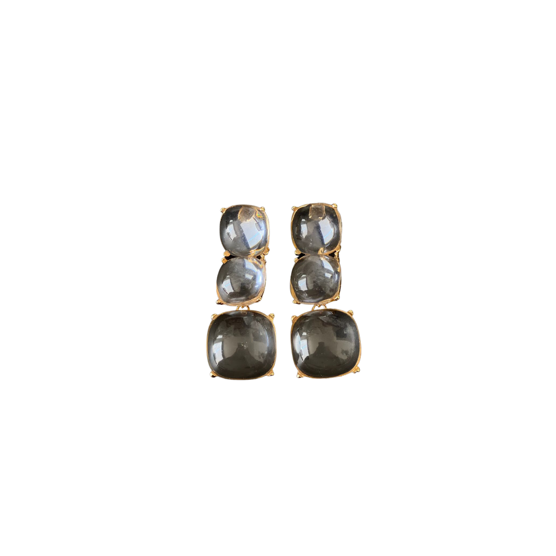 Aretes bolas cristal