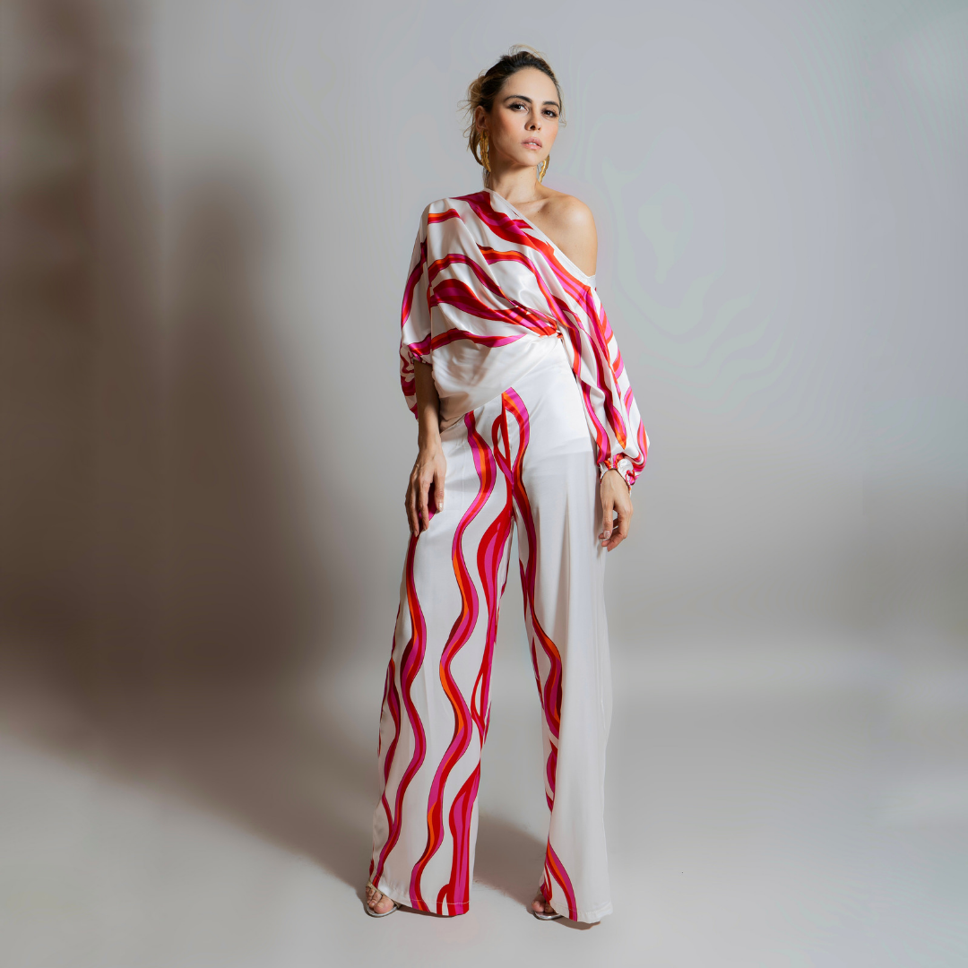 Conjunto Olas Satinado