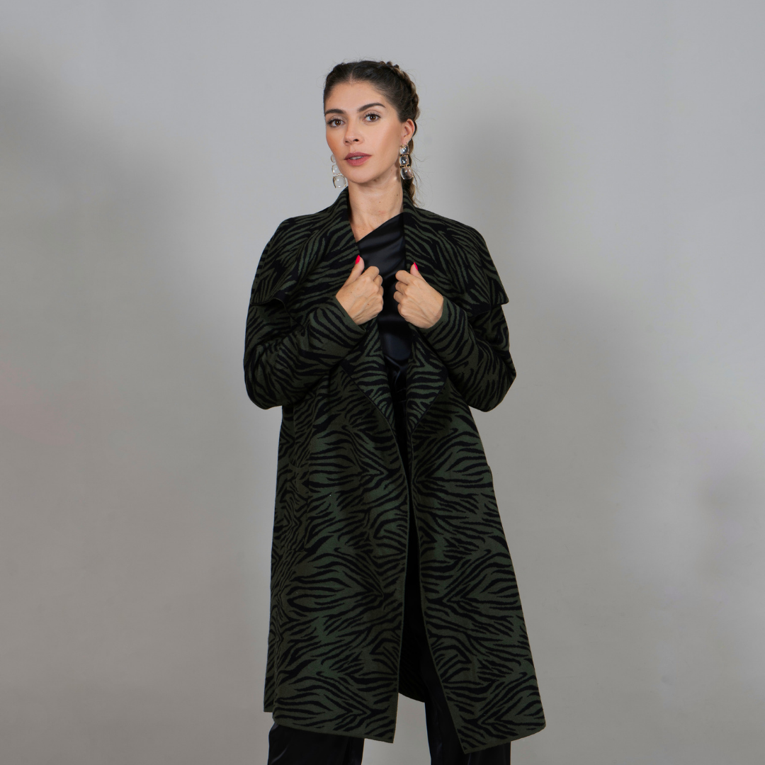 Gabardina Animal Print