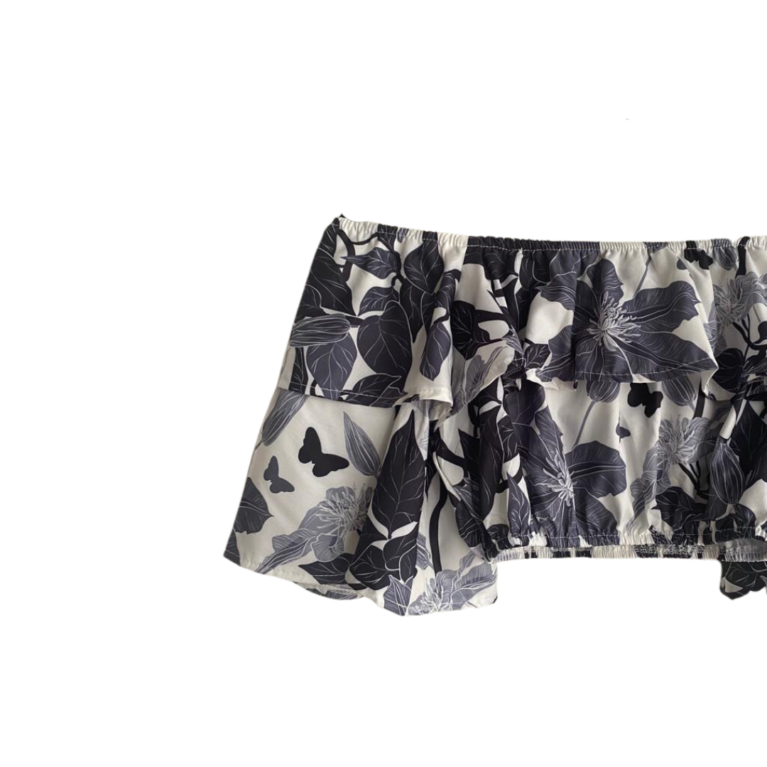 Conjunto estampado gris olanes