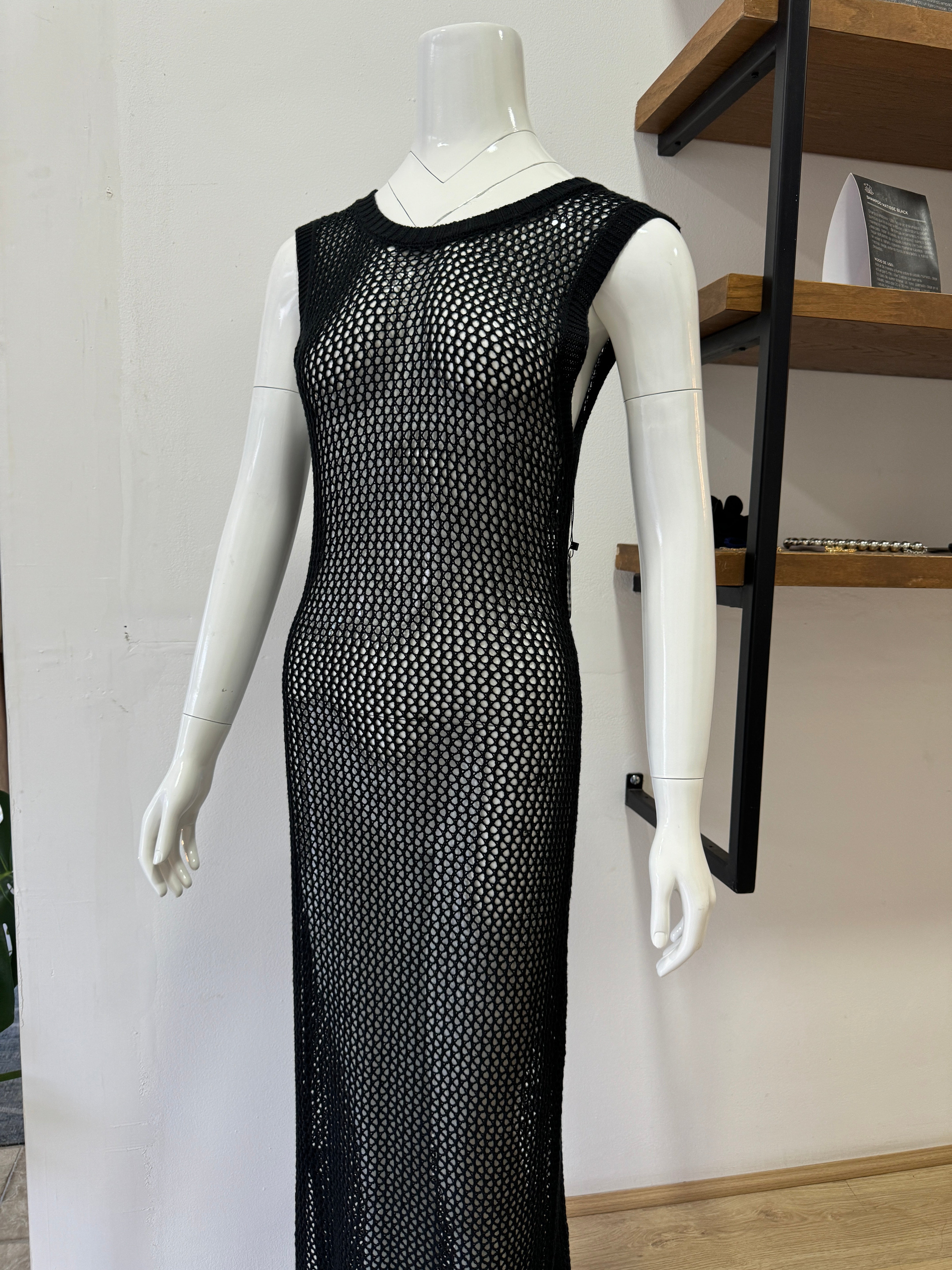 Vestido de Punto Negro