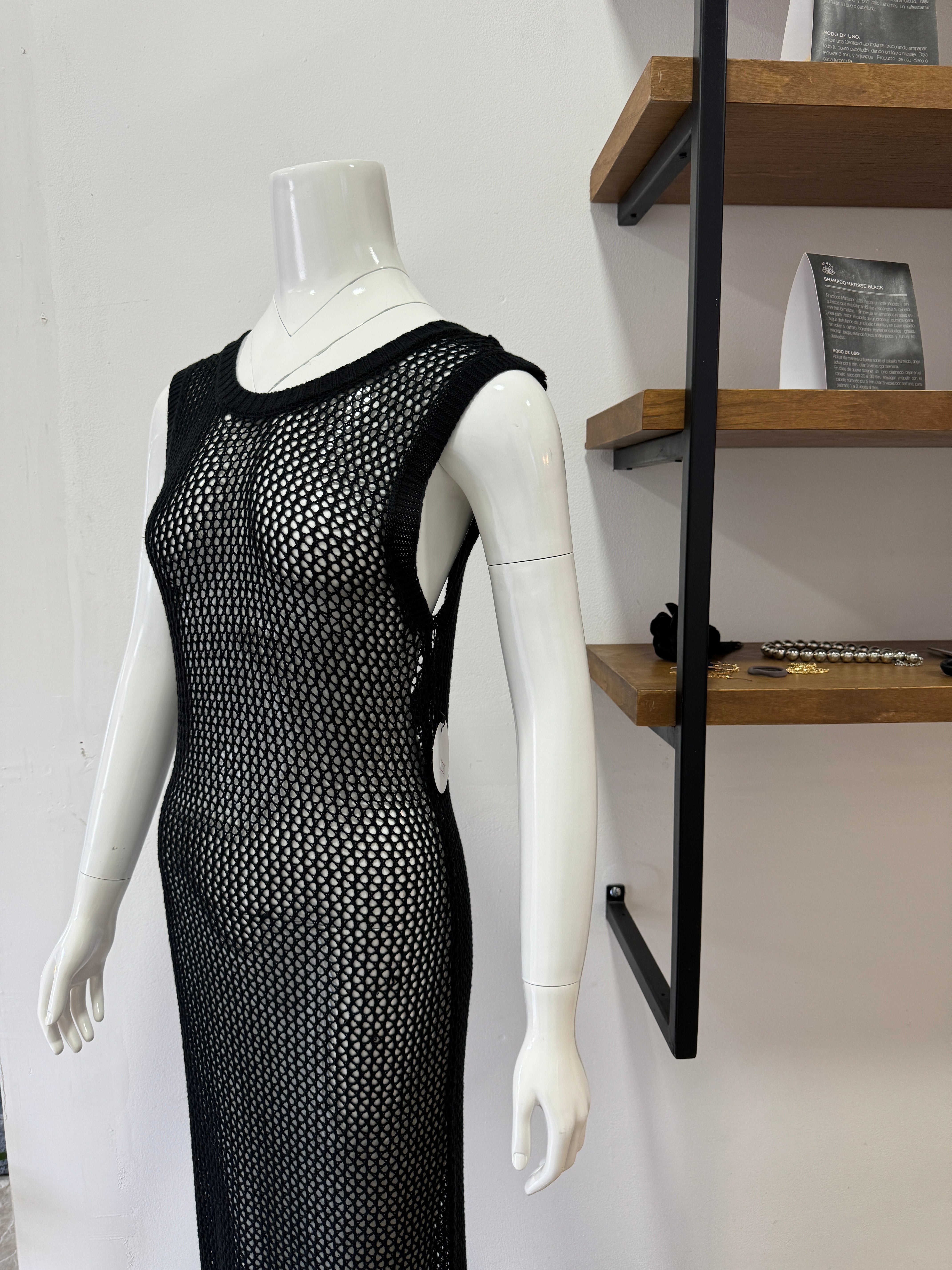 Vestido de Punto Negro