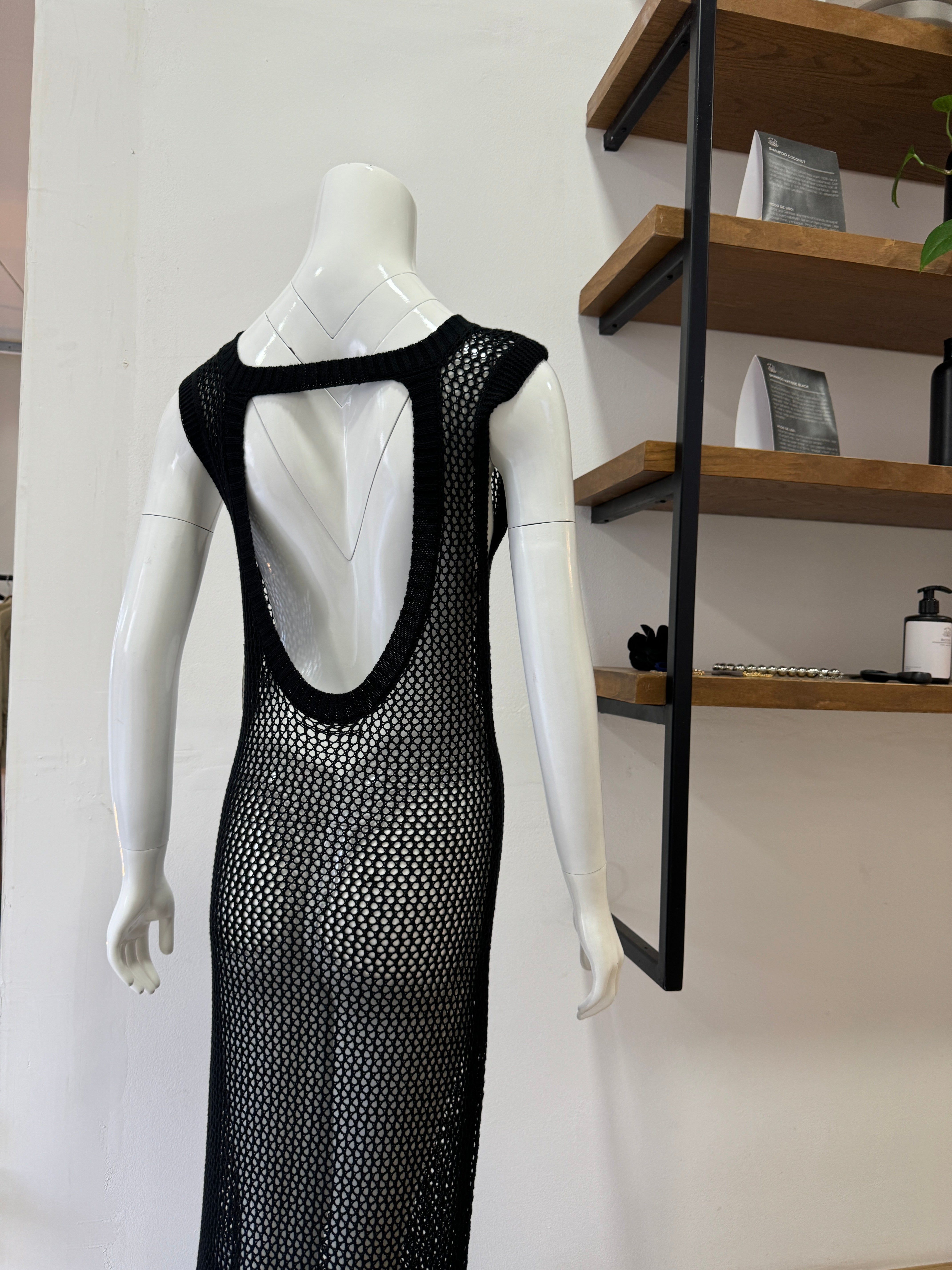 Vestido de Punto Negro