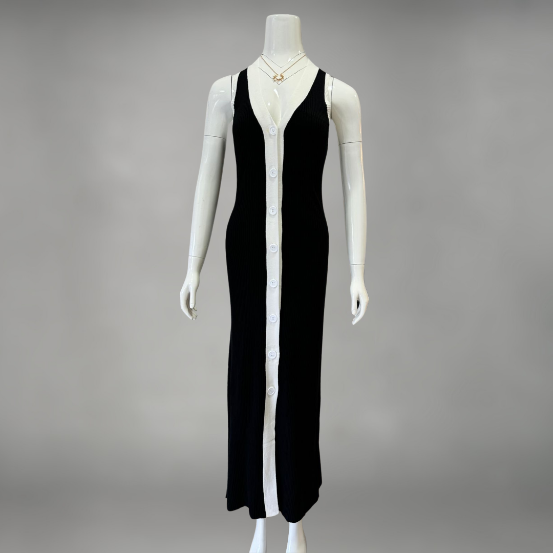 Vestido Black & White