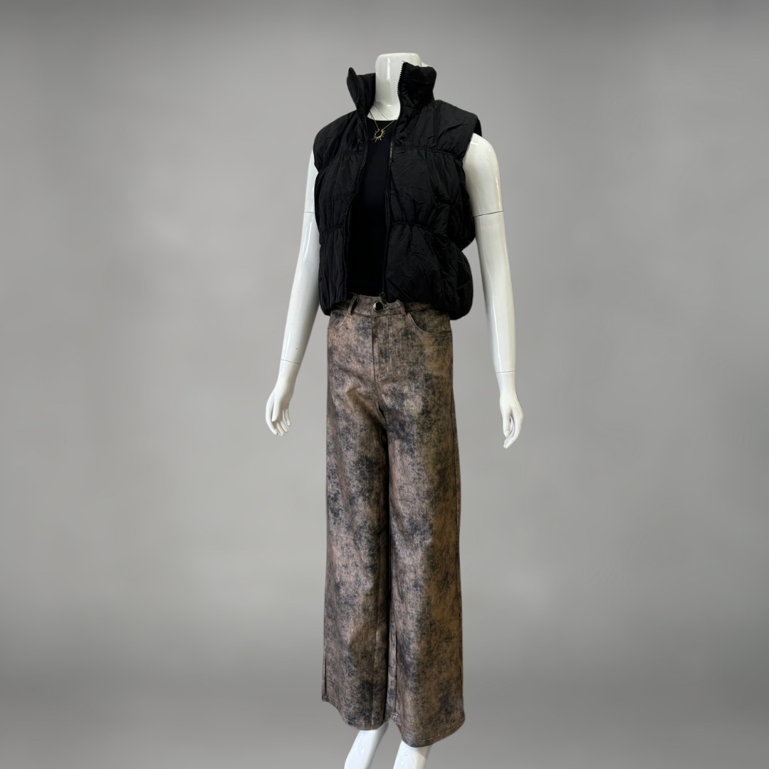 Pantalón marmoleado