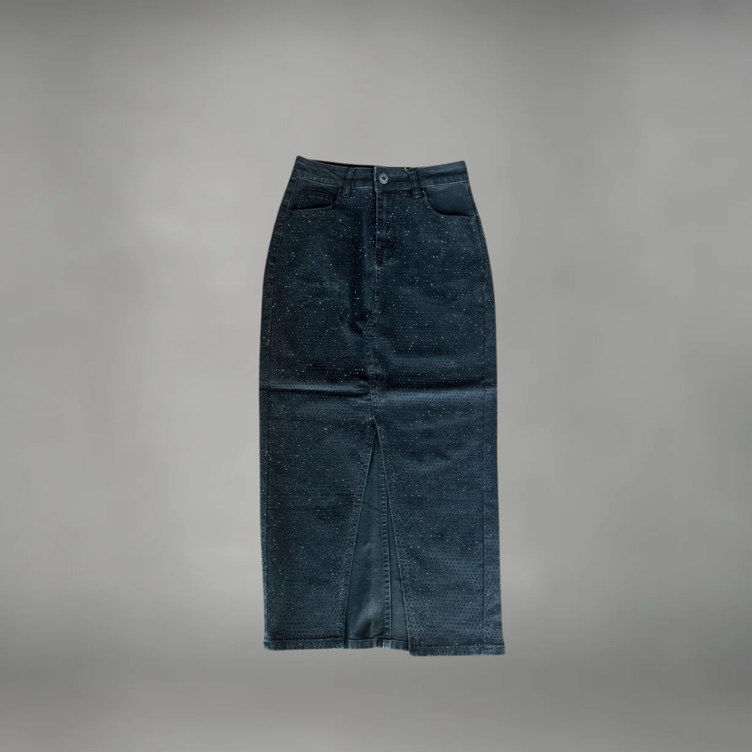 Falda Mezclilla Negra