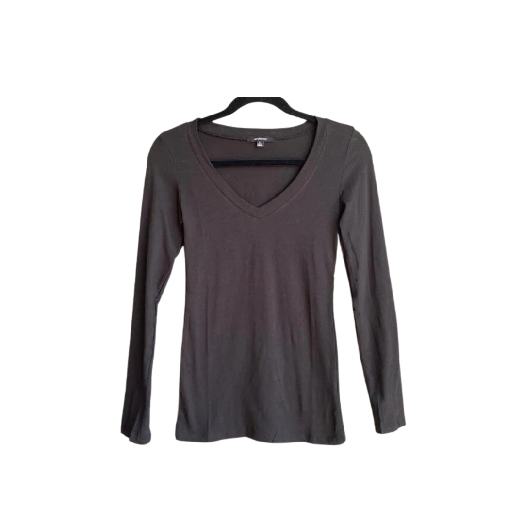 Blusa manga larga negra