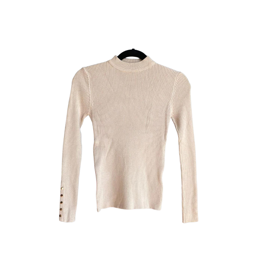 Blusa tipo suéter beige