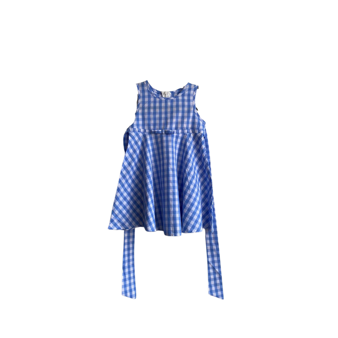 Vestido Vichy Girl Sky