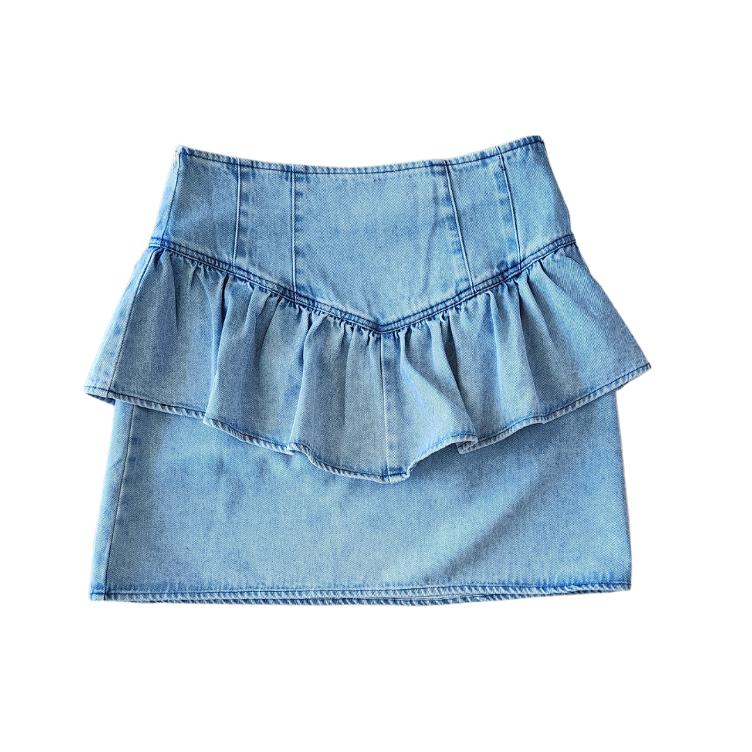 Falda mezclilla olan