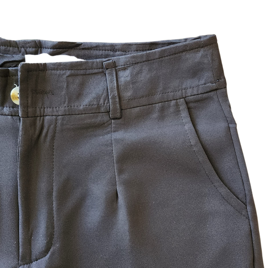 Pantalón negro recto
