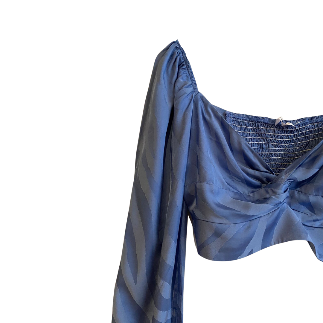 Blusa Asimétrica satinada